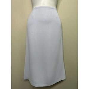 Yansi Fugel Lightweight Blue Straight Skirt~ 10 ~ Microfiber Polyester